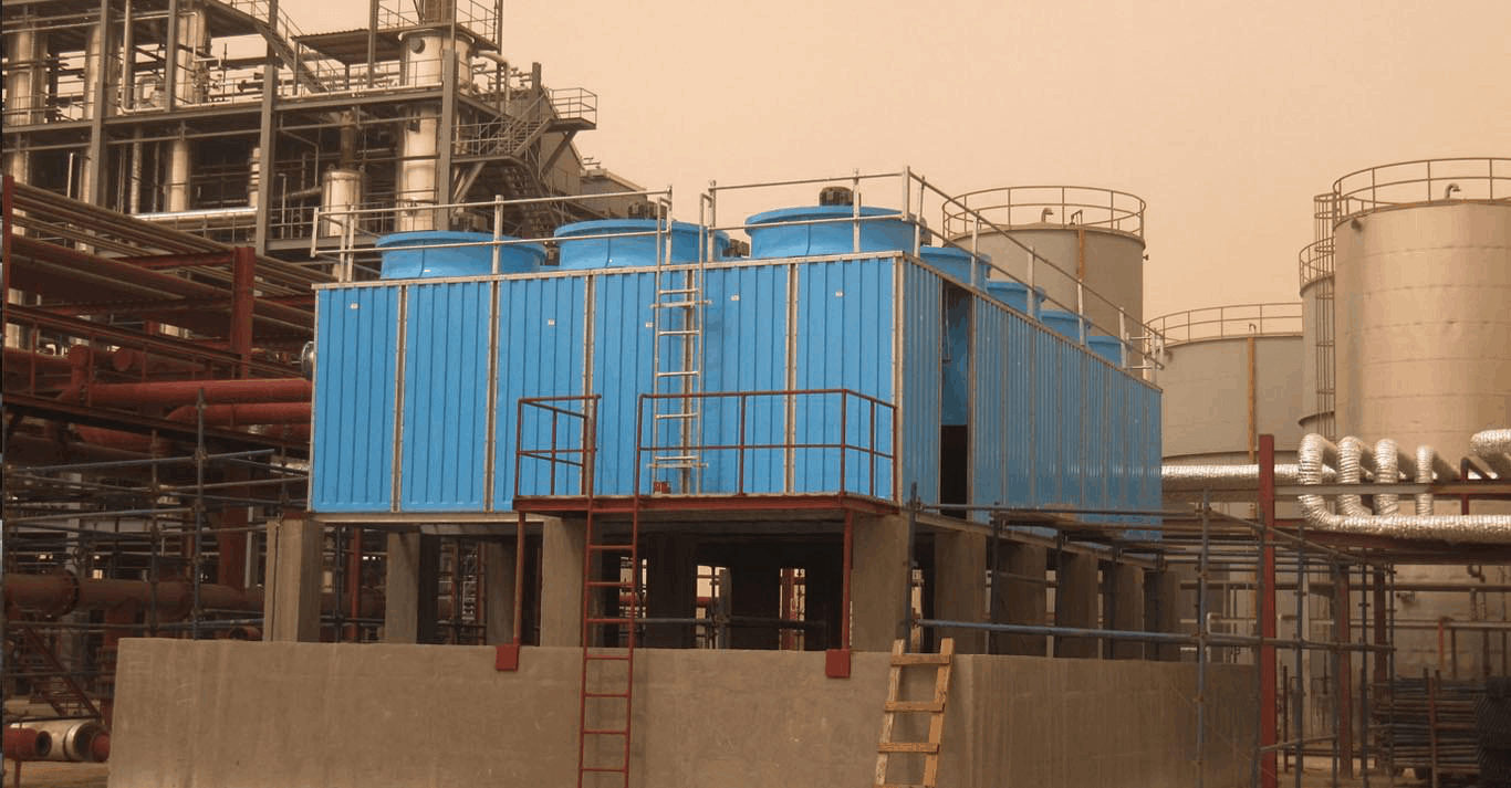 induced draft cooling tower